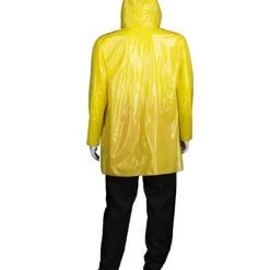 HPO Adult Men's Costume For Cosplay Raincoat Costume | Yellow Halloween Costume