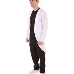 HPO Adult Men's Scientist Lab Coat Uniform Costume | White Cosplay Costome
