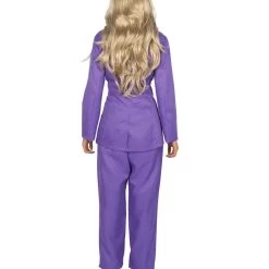 HPO Adult Women's EXCLUSIVE! Deluxe Singer Party Suit Costume | Purple Cosplay Costume