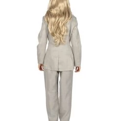 HPO Adult Women's EXCLUSIVE! Deluxe Singer Party Suit Costume | Grey Cosplay Costume