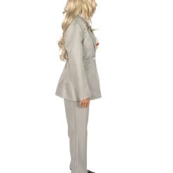 HPO Adult Women's EXCLUSIVE! Deluxe Singer Party Suit Costume | Grey Cosplay Costume