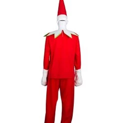 HPO Adult Men's Elf On The Shelf Costume | Multi Xmas Costume