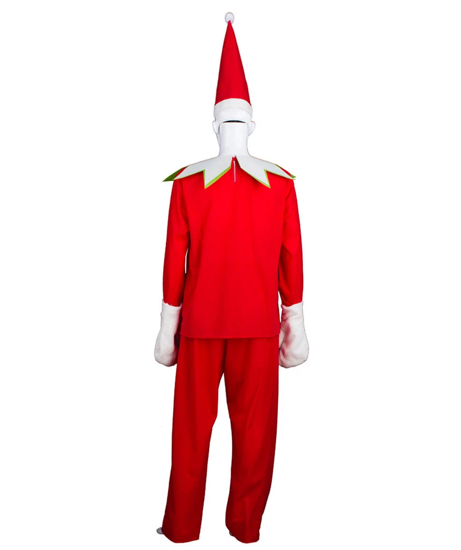 HPO Adult Men's Elf On The Shelf Costume | Multi Xmas Costume