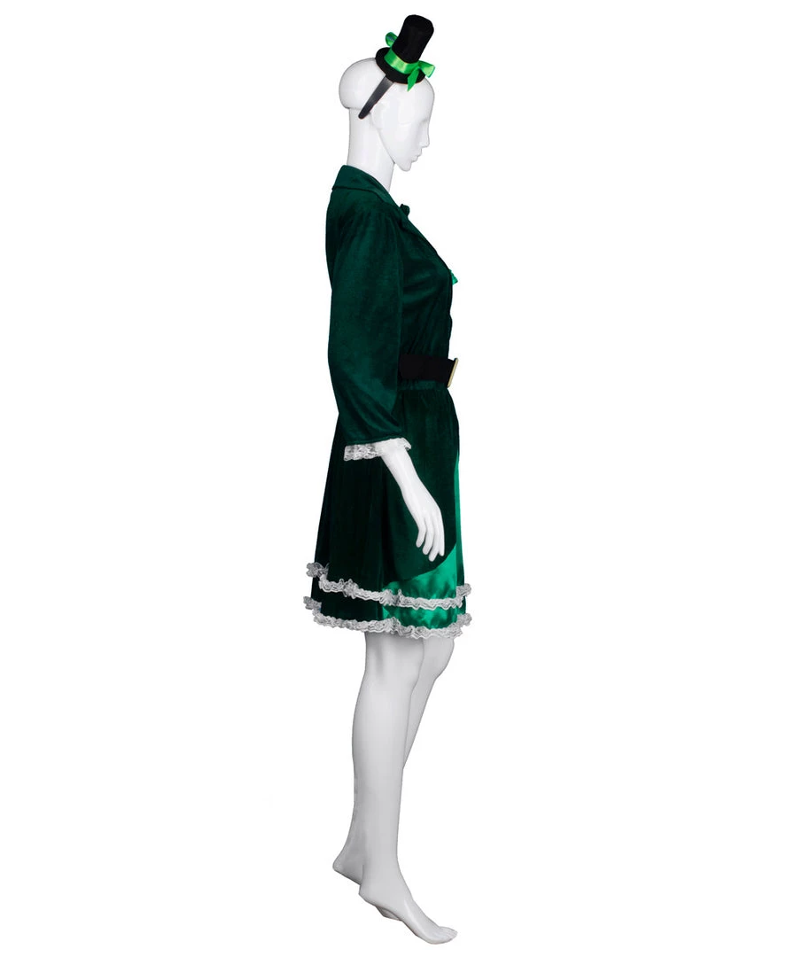 HPO Adult Women's Luscious Leprechaun Costume | Green Cosplay Costume