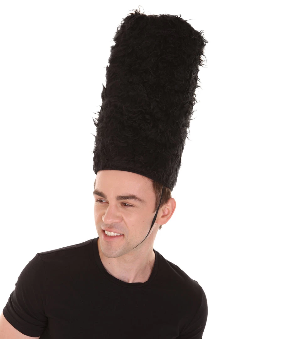 HPO Adult Men's English British Royal Guard Hat 15 Inches Tall | Black Costume Accessories
