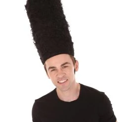 HPO Adult Men's English British Royal Guard Hat 15 Inches Tall | Black Costume Accessories