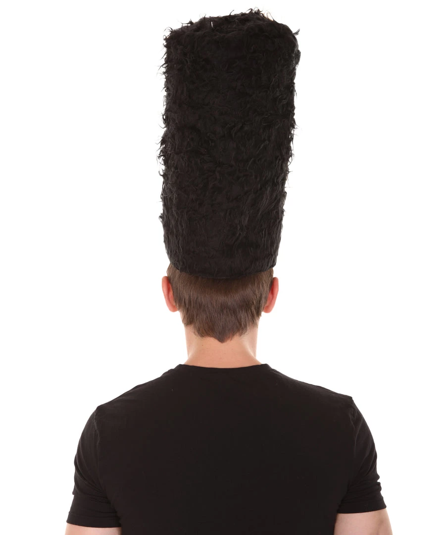HPO Adult Men's English British Royal Guard Hat 15 Inches Tall | Black Costume Accessories
