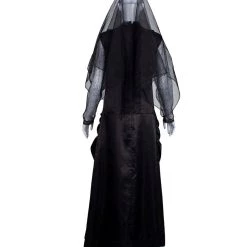 HPO Adult Women's Elegant Bride Vampire Costume | Black Halloween Costume