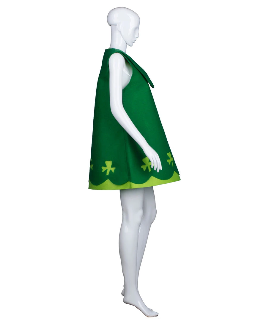 HPO Adult Women's St. Patrick's Day Trolls Poppy Costume | Green Cosplay Costume