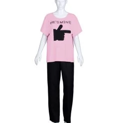 HPO Adult Women's Valentine's Day Matching Couple He's Mine T-Shirt | Cosplay Costume Collections