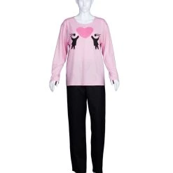 HPO Adult Women's Valentine's Day Falling In Love Long Sleeve Costume | Lt. Pink Cosplay Costume