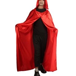 HPO Adult Men's Hooded Cape Costume | Multiple Color Options Halloween Costume