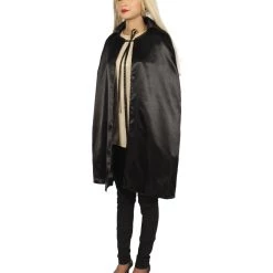 HPO Adult Women's Reversible Vampire Cape Costume | Multiple Color Option Halloween Costume