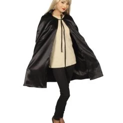 HPO Adult Women's Reversible Vampire Cape Costume | Multiple Color Option Halloween Costume