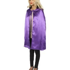 HPO Adult Women's Reversible Vampire Cape Costume | Multiple Color Option Halloween Costume