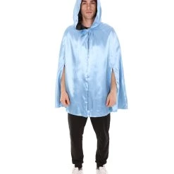 HPO Adult Men's Reversible Hooded Short Cape Costume | Multiple Color Options Halloween Costume