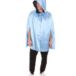 HPO Adult Men's Reversible Hooded Short Cape Costume | Multiple Color Options Halloween Costume