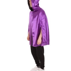 HPO Adult Men's Reversible Hooded Short Cape Costume | Multiple Color Options Halloween Costume