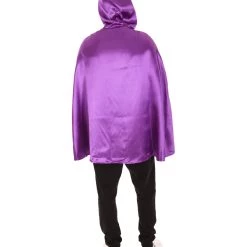 HPO Adult Men's Reversible Hooded Short Cape Costume | Multiple Color Options Halloween Costume