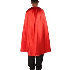 HPO Adult Men's Superhero Cape With Mask Set Costume | Multiple Color Options Halloween Costume