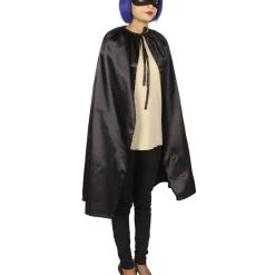 HPO Adult Women's Superhero Cape With Mask Set Cartoon Costume | Multiple Color Options Halloween Costume