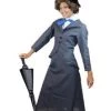 HPO Adult Women's English Nanny Costume | Shadow Grey Cosplay Costume