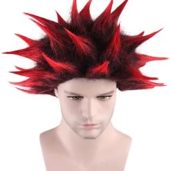HPO Kids Bang Bang Red Wig | Red Cosplay Halloween Wig | Premium Breathable Capless Cap