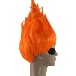 HPO Men's Superhero Family Villain Wig | Mens Wig With Mask Set | TV/Movie Wigs | Premium Breathable Capless Cap