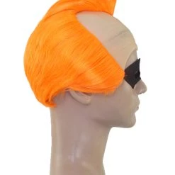 HPO Men's Superhero Family Mens Wig | Wig With Mask Set | TV/Movie Wigs