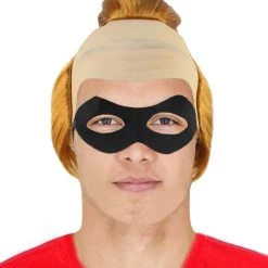 HPO Men's Superhero Family Mens Wig | Wig With Mask Set | TV/Movie Wigs