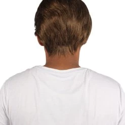 HPO Men Short TV Movie Brown Wig | Premium Breathable Capless Cap Men's