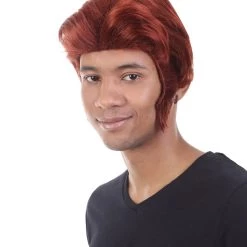 HPO Snow Animation Men's Wig | Auburn TV/Movie Wigs | Premium Breathable Capless Cap