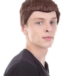 HPO Men's Movie Wig | Gold TV/Movie Wigs | Premium Breathable Capless Cap