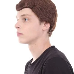 HPO Men's Movie Wig | Gold TV/Movie Wigs | Premium Breathable Capless Cap