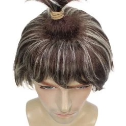 HPO Men's Comic Wig | Blonde And Chestnut Wigs | Premium Breathable Capless Cap