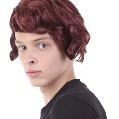 HPO Colonial Wig | Burgundy TV/Movie Wigs | Premium Breathable Capless Cap SALE