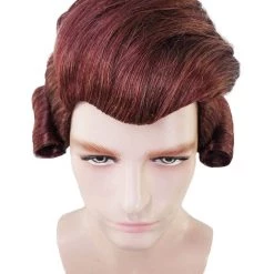 HPO Colonial Wig | Burgundy TV/Movie Wigs | Premium Breathable Capless Cap SALE