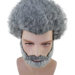 HPO Men's Psychological Superhero Movie Wig | Grey Wigs | Premium Breathable Capless Cap