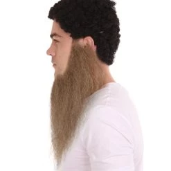 HPO Men's Long Beard Set | Dark Brown Cosplay Facial Hair