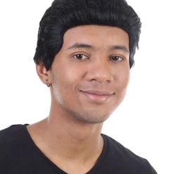 HPO Comic Superhero Men's Wig | Black Wigs | Premium Breathable Capless Cap