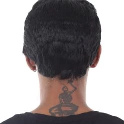 HPO Comic Superhero Men's Wig | Black Wigs | Premium Breathable Capless Cap