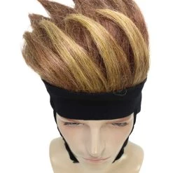 HPO Men's Comic Character Wig | Brown Wigs | Premium Breathable Capless Cap