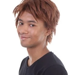 HPO Men's Trainer Wig | Brown Wigs | Premium Breathable Capless Cap