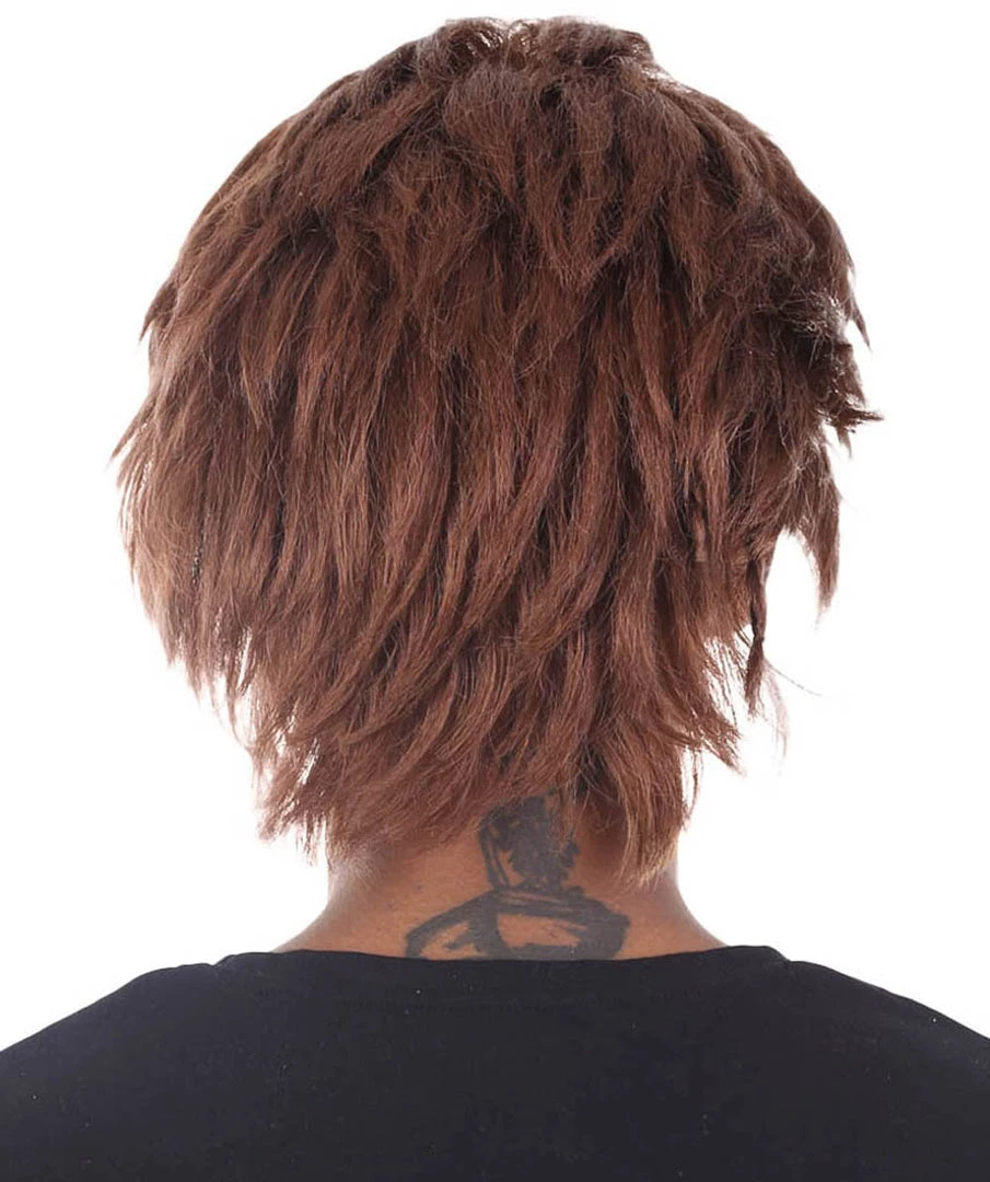 HPO Men's Trainer Wig | Brown Wigs | Premium Breathable Capless Cap