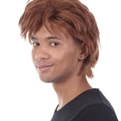 HPO Men's Trainer Wig | Brown Wigs | Premium Breathable Capless Cap
