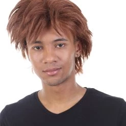 HPO Men's Trainer Wig | Brown Wigs | Premium Breathable Capless Cap