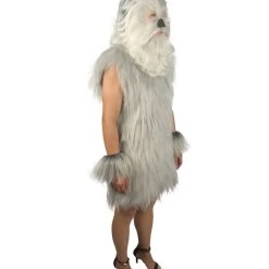 HPO Unisex Women's Hairy Warrior Ape Military Leader Resistance Fighter Multiple Colors Option Cosplay Unisex Costume And Wig Bundle