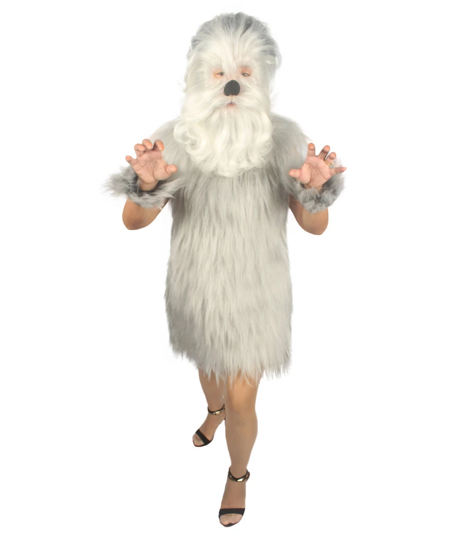 HPO Unisex Women's Hairy Warrior Ape Military Leader Resistance Fighter Multiple Colors Option Cosplay Unisex Costume And Wig Bundle