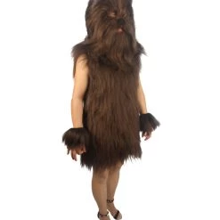 HPO Unisex Women's Hairy Warrior Ape Military Leader Resistance Fighter Multiple Colors Option Cosplay Unisex Costume And Wig Bundle