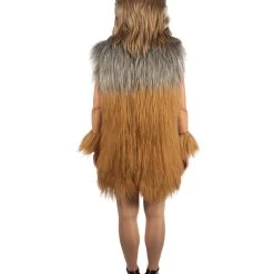 HPO Unisex Women's Hairy Warrior Ape Military Leader Resistance Fighter Multiple Colors Option Cosplay Unisex Costume And Wig Bundle